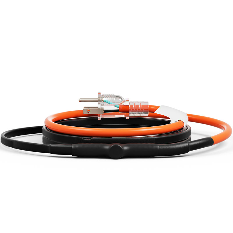 Self-Regulating Pipe Heating Cable 3FT 5W/FT Heat Tape with Thermostat