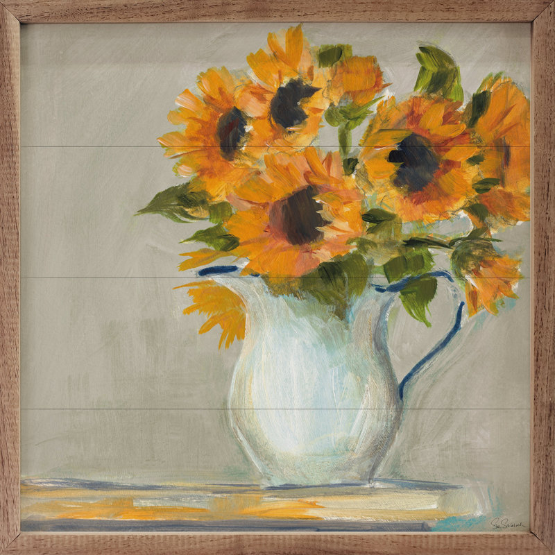 Lotties Sunflowers par Sue Schlabach, H 4 po x l 4 po