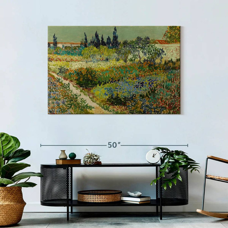 Jardin d'Alvord à Arles, H 30 po x l 45 po