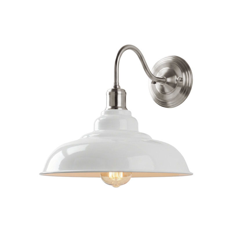 Pateros Armed Sconce, White
