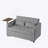 VELVET SOFA BED-1251845740