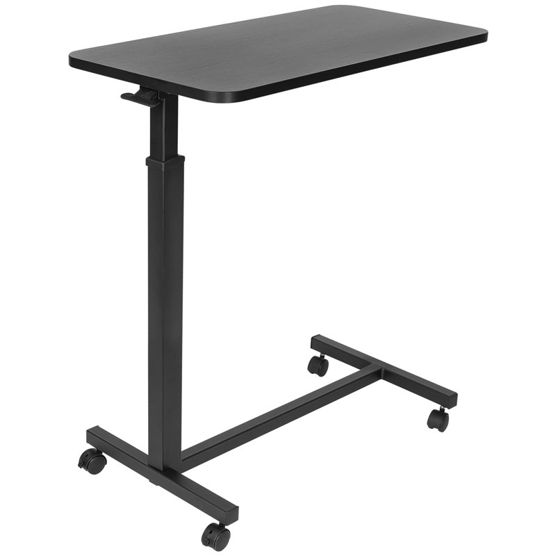 Rolling Over Bed Table With Casters, Laptop Desk