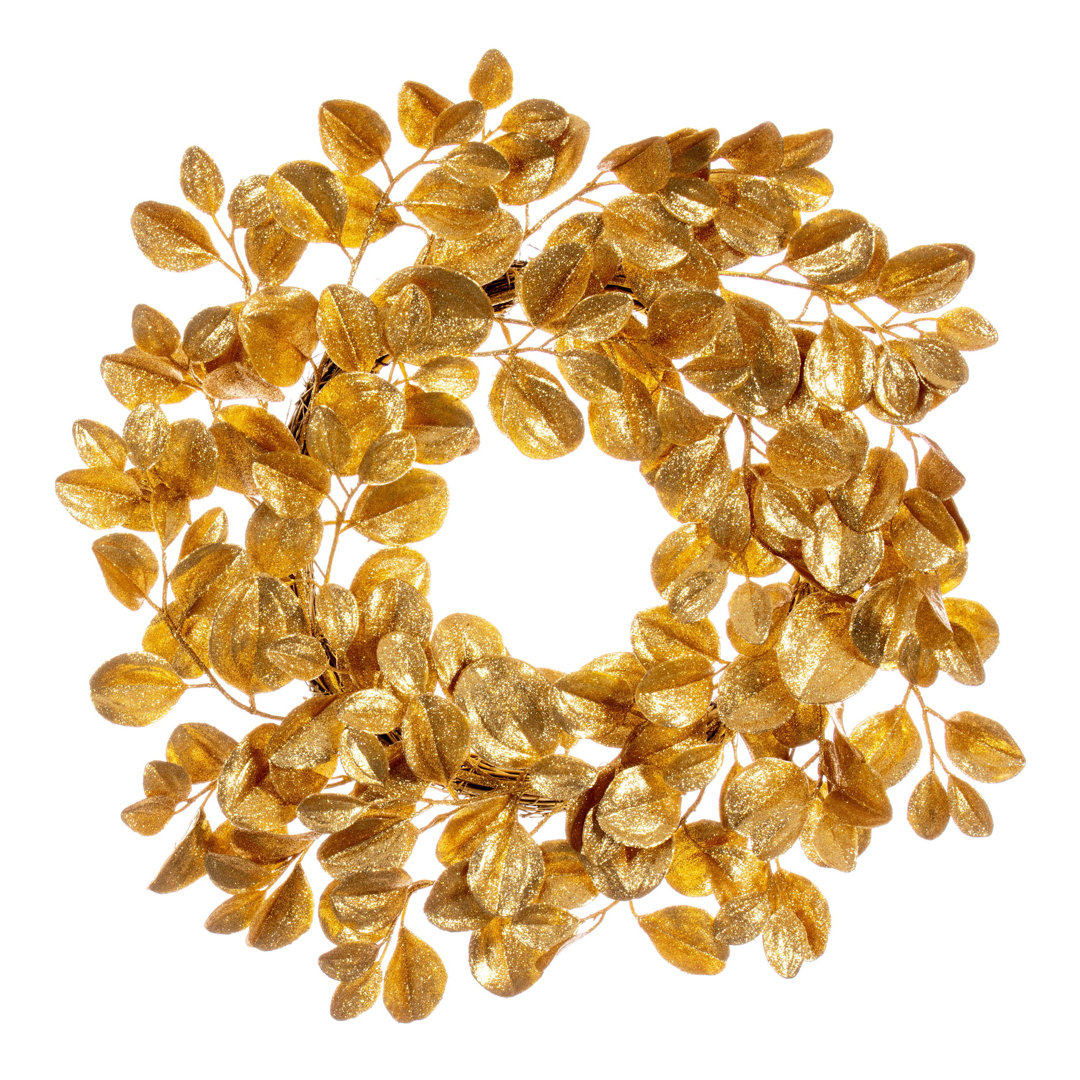 Faux Dogwood Plastic 24'' Wreath Primrue Wreath