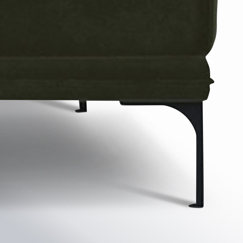 Canapé modulaire à 2 pièces Rae, Vert militaire, Orienté à droite