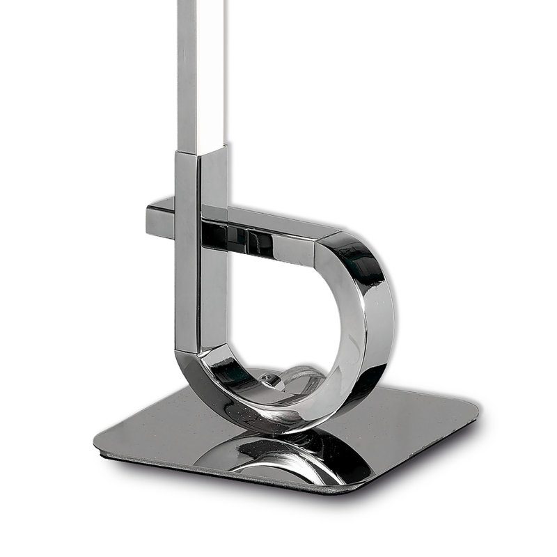 Wentworth Aluminium Table Lamp, Polished Chrome