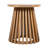 Outdoor Acacia Wood Patio Side Table With Rustic Elegance And Durable All-Weather Construction For Versatile Outdoor Use.-1165673586