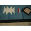 Tapis turc à motif géométrique bleu 9 x 12