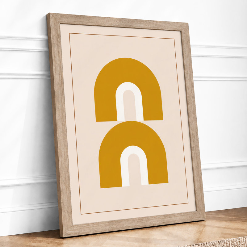 Golden Arches Minimalist - Print, Oak, A4 - 29.7 x 21.0 cm