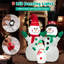 Bonhomme de neige de Noël gonflable