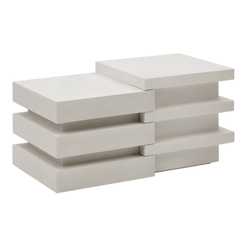 Provenance Signature Outdoor Square Coffee Table, 18" x 18" x 15"