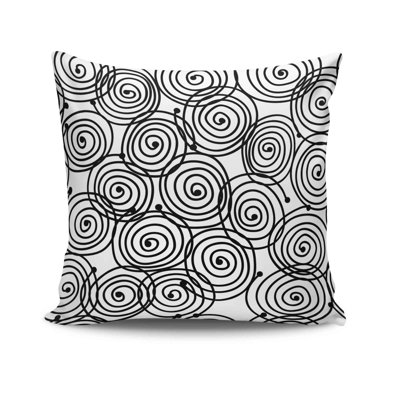 Decorative Cushion Cover, 17 x 17 Inches, 50% Cotton / 50% Polyester | Machine Washable at 104°F, Ironable, Concealed Zip Closure | Perfect for Living Room, Bedroom, and Stylish Home Décor