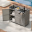Armoire de rangement extérieure en osier 47,5 po-901121060