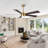 5 Blades Indoor Ceiling Fan With Light Kit And Remote-2054405702-2048701224