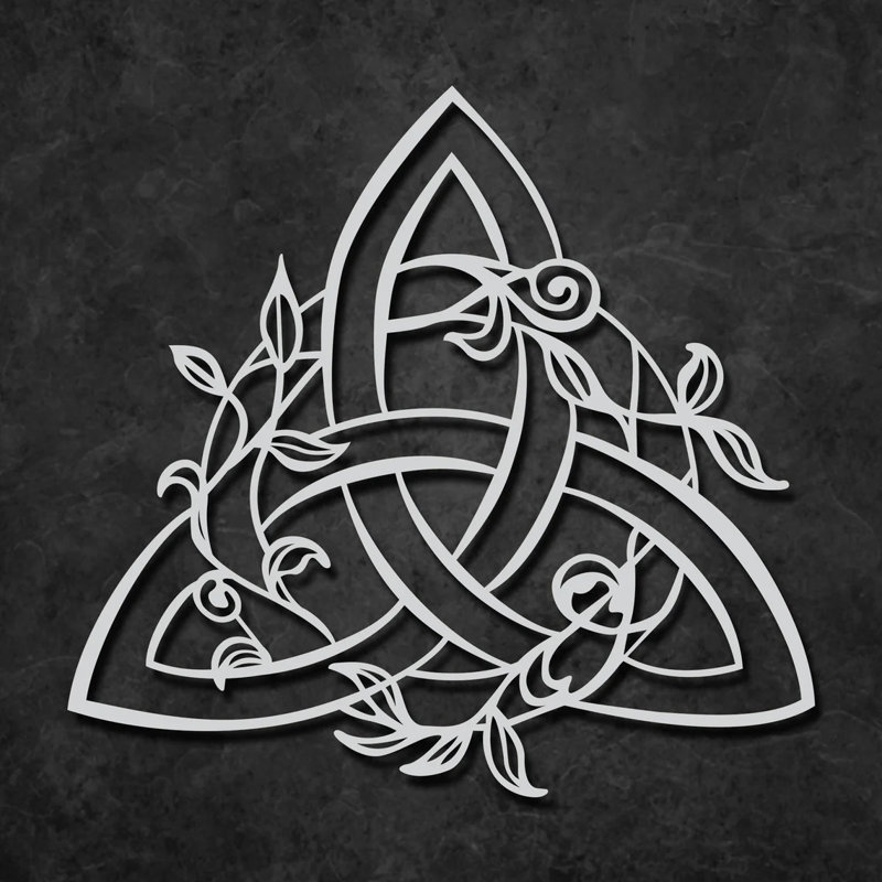 Handmade Traditional Trees And Nature Wall Decor on Metal