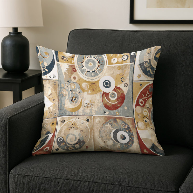 Spunky Streak Indoor And Outdoor Pillow, Square 20"