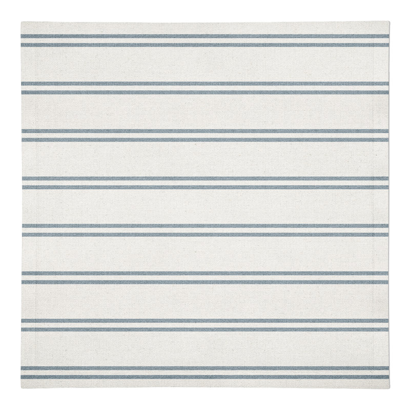 Serviette Paine, Bleu / blanc