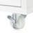 White Kitchen Island With Power Outlets, Open Shelves, Versatile Use Modern 3 Shelves - Extended Tabletop, Led Lights, Fluted Glass Door, Storage Cabinet,-419474702