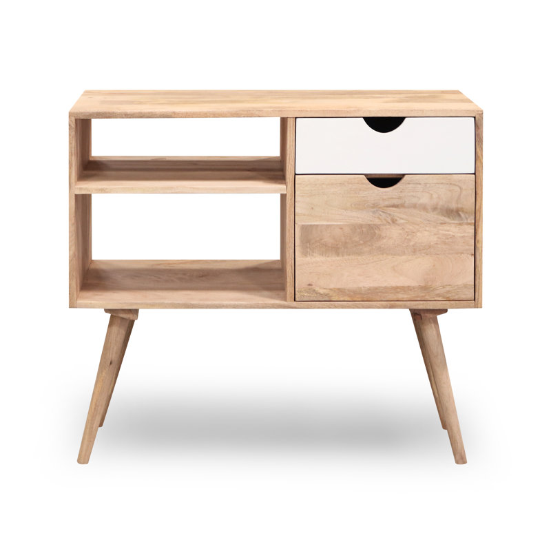 Nenita Unfinished TV Stand for TVs up to 40", White