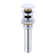 Pop-Up Bathroom Sink Drain Stopper with Overflow