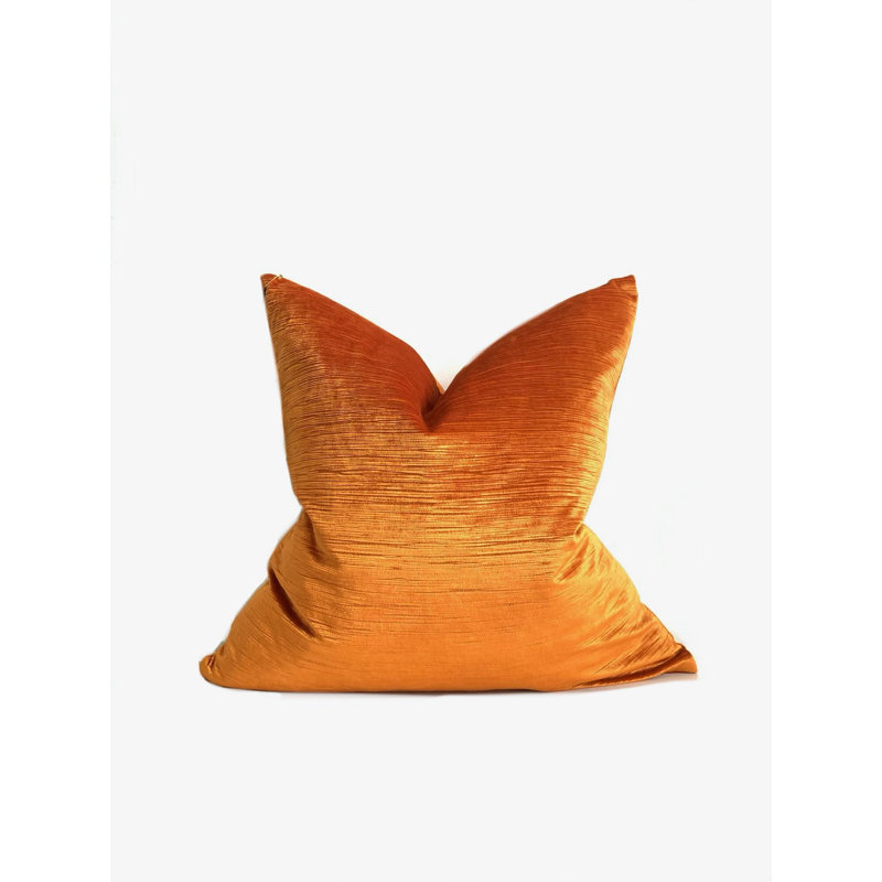 OREILLER LE VELOURS DE DIJON 18 X 18, 18 po x 18 po, Mandarin