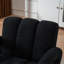 Fauteuil rembourré capitonné avec pieds en bois massif-267923469
