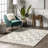 Akia Lattice High/Low Tassel Area Rug-1683627290