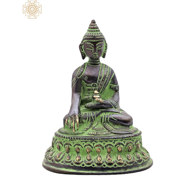Religious & Spiritual Figurines & Sculptures, Green/Black