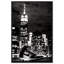 New York Sneaker City, impressions sur toile noires et blanches par Notoriart-104454679-104454664