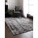Abrienne Soft Shiny Modern Black/Grey Rug