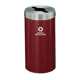 Steel Open Kitchen Trash Can