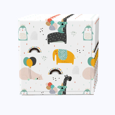 100% Cotton Geometric Square Napkin
