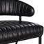 Leather Side Chair in Black-355532619