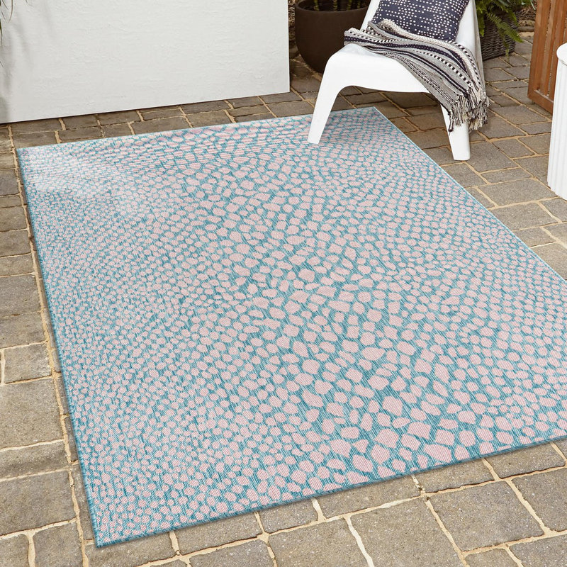 Tapis d'extérieur Jill Zarin Cape Town, Rectangle 4 pi 1 po x 6 pi 1 po