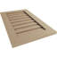 Évent rectangulaire en faux bois Timberthane-64522653-64522736