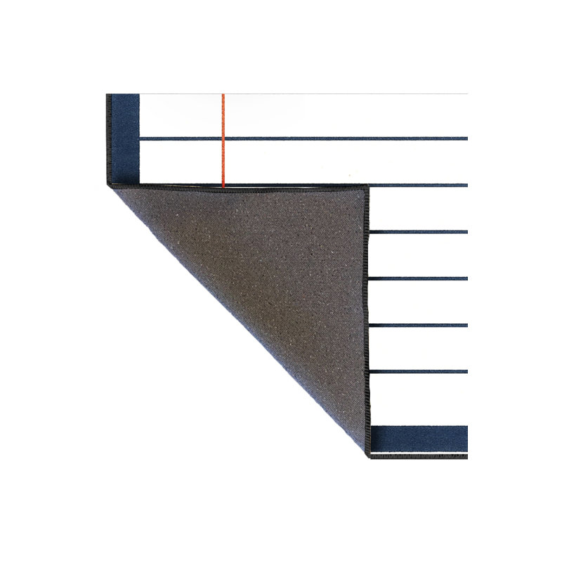 Tapis blanc tissé à rayures Mosso, 6'7" x 9'10"
