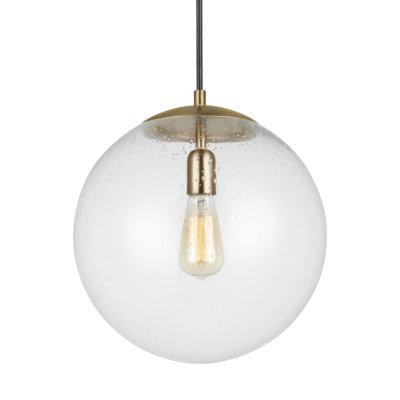 Leo - Hanging Globe Extra Large One Light Pendant from Visual Comfort Studio
