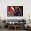 «Red Hot» par Kim G, impression sur toile tendue sur châssis-20938495-72042399-72042405