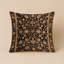 Coussin décoratif à carreaux brun intérieur et extérieur-115218569-115218607