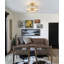 Plafonnier semi-encastré Modern avec abat-jour en verre texturé-966145411