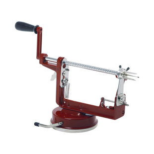 Norpro Apple Master 5 In. W X 9.75 In. L Red Cast Iron Slicer And Corer