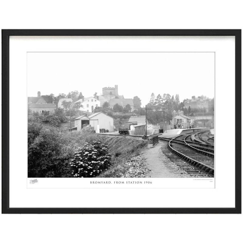Bromyard, From Station 1906 by Francis Frith - Single Picture Frame Print, 40cm H x 50cm W x 2.3cm D