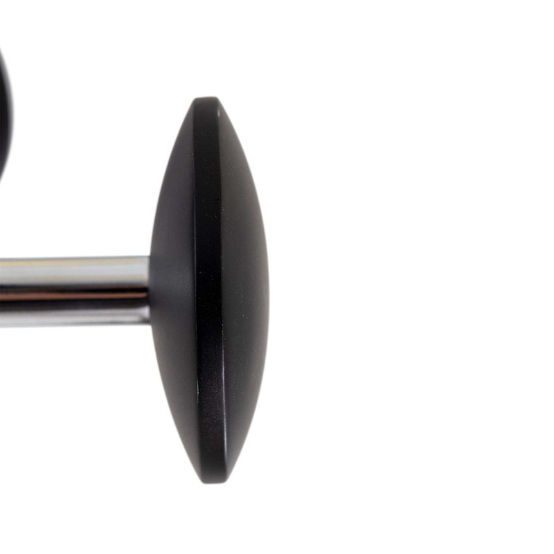 Chrome and Black Coat Stand with Umbrella Holder