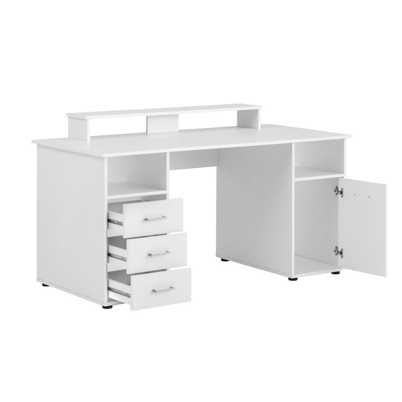 Floydia Writing Desk, White