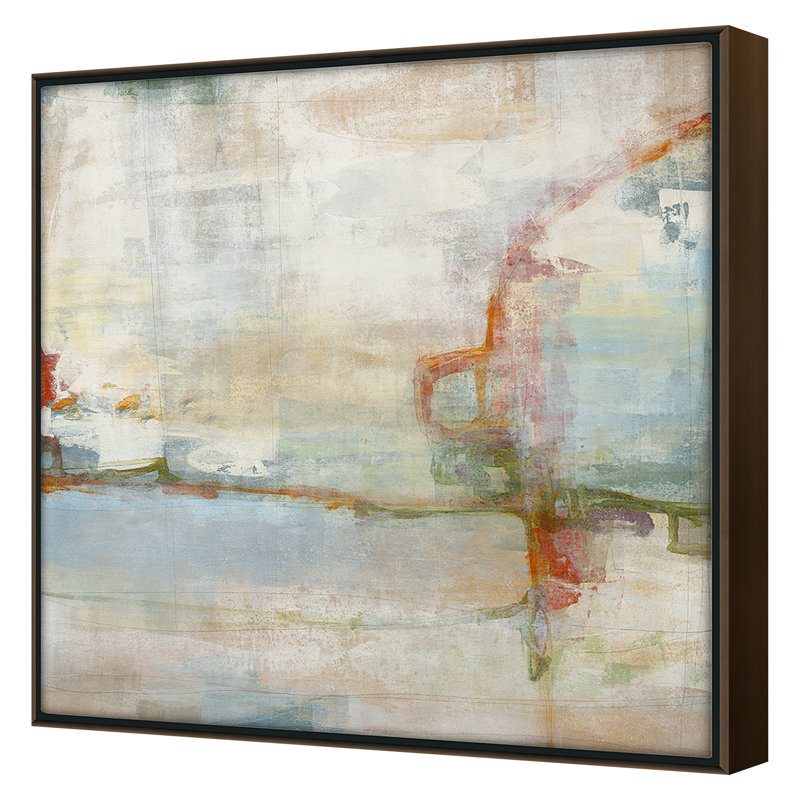 White Bluffs 6 Print by Maeve Harris, 30" H x 30" W x 1.88" D, Bronze Floater Framed