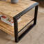 Agigail Solid Mango Wood Coffee Table with Storage Shelf