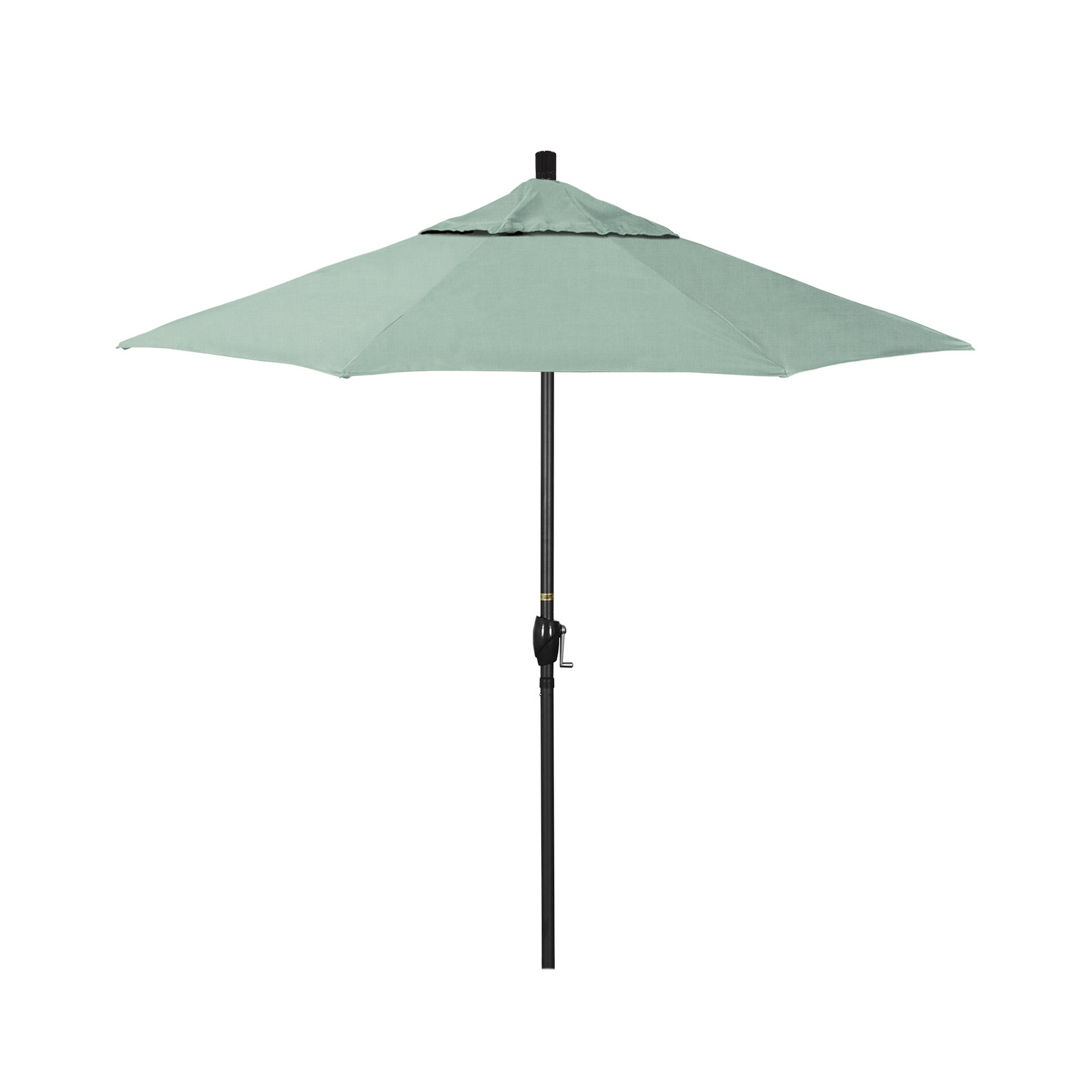 90'' Outdoor Umbrella, Canvas Terracotta Sunbrella® Canvas, Sunbrella®, Black