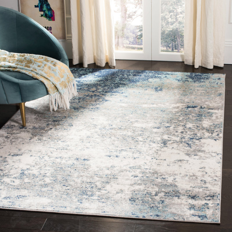 Stonerstown Area Rug, Rectangle 183 x 274 cm, Light Grey/Blue