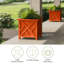  Ensemble de 2 pots à fleurs en treillis, terre cuite-317800738-500980537
