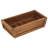 12" Brown Solid Wood Organizing Box