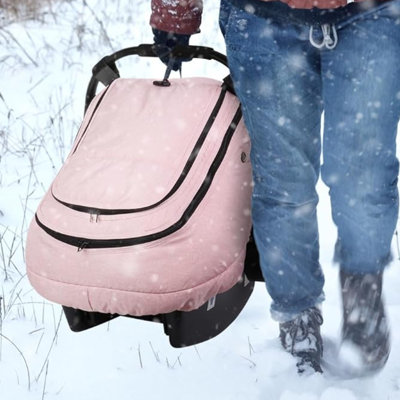 Housse de siège de voiture imperméable pour enfant, housse de siège de voiture coupe-vent